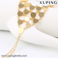 73862 Xuping Unique Design Long Chain Hand Bracelets With Good Quality